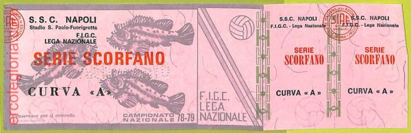 ZA1164 - Vecchio  BIGLIETTO PARTITA  CALCIO -  1978/1979: Napoli - immagine 7