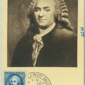 68652 - FRANCE  - Postal History -  MAXIMUM CARD 1950  - TURGOT Post