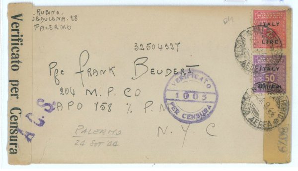 P2562 - ITALIA , OCCUPAZIONE ALLEATA DELLA SICILIA , 2,50 PER GLI USA