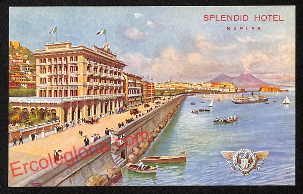 ag9564 - CARTOLINE D'EPOCA - Napoli Città - Splendid Hotel
