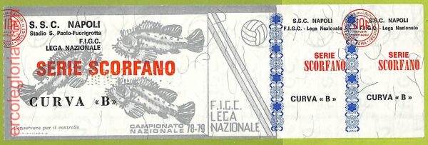 ZA1165 - Vecchio  BIGLIETTO PARTITA  CALCIO -  1978/1979: Napoli - immagine 4