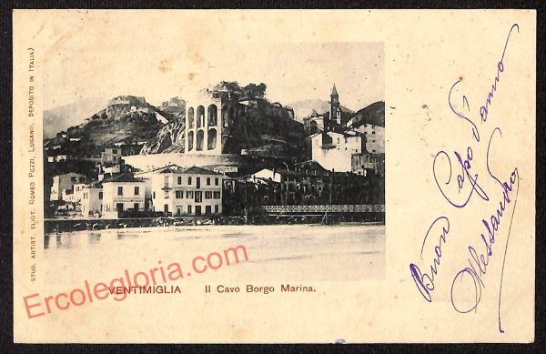 ag5179 - CARTOLINA D'EPOCA - Imperia Provincia - Ventimiglia