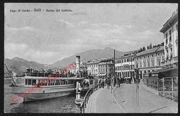 ae4412 - CARTOLINA D'EPOCA - Brescia Provincia - Salò  1922