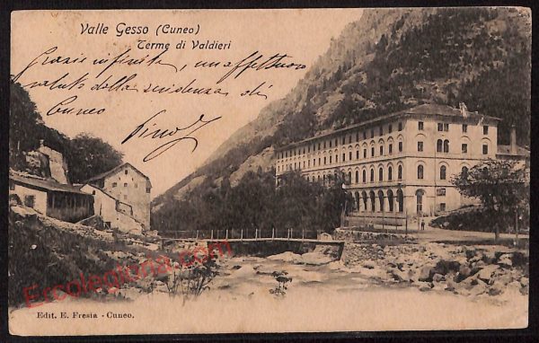 ae5893 - CARTOLINA D'EPOCA - Cuneo Provincia - Valdieri
