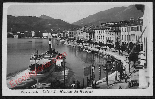 ae4414 - CARTOLINA D'EPOCA - Brescia Provincia - Salò