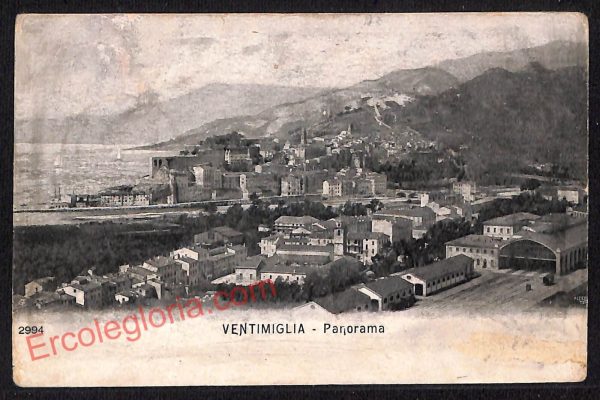 ag5183 - CARTOLINA D'EPOCA - Imperia Provincia - Ventimiglia    1902