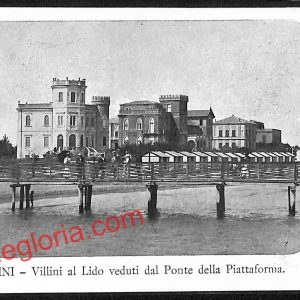 ai0753 - CARTOLINA D'EPOCA - Rimini Città - Villini al Lago