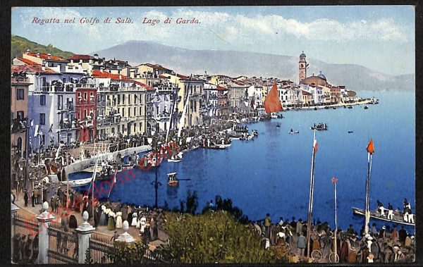 ae4417 - CARTOLINA D'EPOCA - Brescia Provincia - Salò