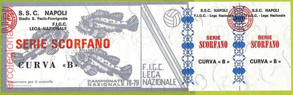 ZA1165 - Vecchio  BIGLIETTO PARTITA  CALCIO -  1978/1979: Napoli - immagine 6