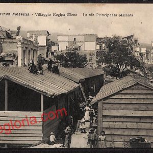 ag8771 - CARTOLINA D'EPOCA - Messina Città - Villaggio Regina Elena