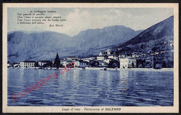 ae4430 - CARTOLINA D'EPOCA - Brescia Provincia - Sulzano