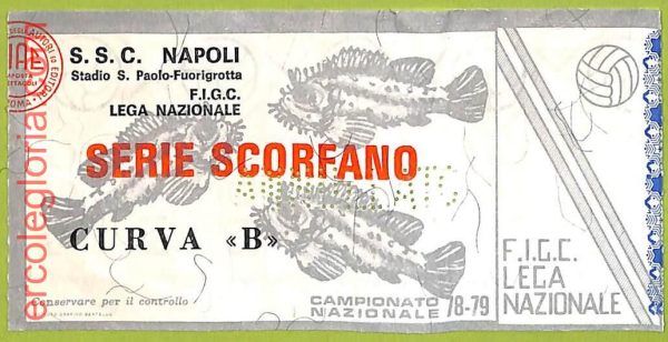 ZA1165 - Vecchio  BIGLIETTO PARTITA  CALCIO -  1978/1979: Napoli - immagine 10