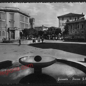 ag1931 - CARTOLINA D'EPOCA- Grosseto Città - Piazza Rosselli