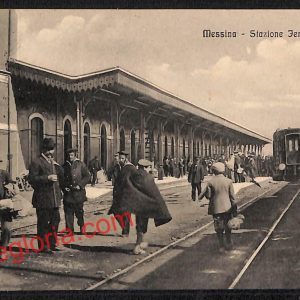 ag8784 - CARTOLINA D'EPOCA - Messina Città - Stazione Ferroviaria