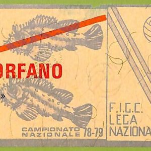 ZA1166 - Vecchio  BIGLIETTO PARTITA  CALCIO -  1978/1979: Napoli