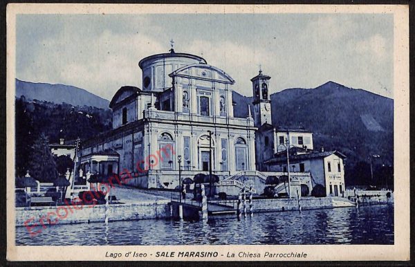 ae4432 - CARTOLINA D'EPOCA - Brescia Provincia - Sale Marasino