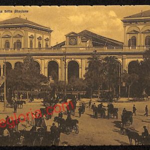 ag9573 - CARTOLINE D'EPOCA - Napoli Città - Piazza della Stazione