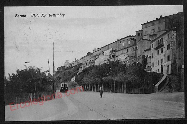 ae5907 - CARTOLINA D'EPOCA - Fermo Città - Viale XX Settembre   1933