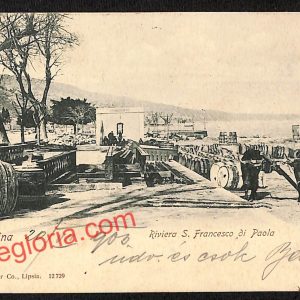 ag8788 - CARTOLINA D'EPOCA - Messina Città - Riviera San Francesco di Paola