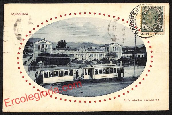ag8789 - CARTOLINA D'EPOCA - Messina Città - Orfanatrofio Lombardo