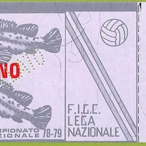 ZA1169 - Vecchio  BIGLIETTO PARTITA  CALCIO -  1978/1979: Napoli