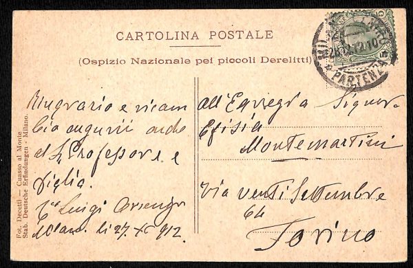 ab5387 -  CARTOLINA  D'EPOCA -  Varese Provincia  : CUASSO AL MONTE - immagine 2
