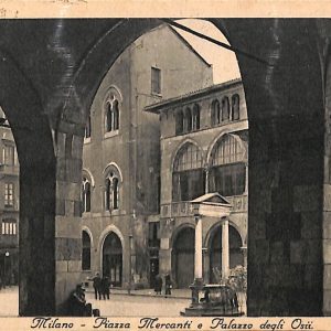 ac3712 - CARTOLINA  D'EPOCA - Milano Città - Palazzo degli Osii