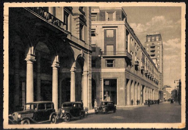 ac3717 - CARTOLINA  D'EPOCA - Milano Città - Corso del Littorio  1948