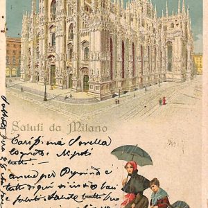 ac3725 - CARTOLINA  D'EPOCA - Milano Città - Duomo