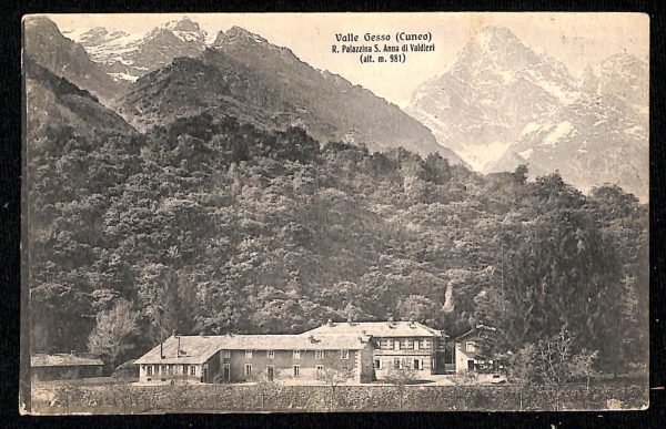 ab4510  -  CARTOLINA  D'EPOCA -  Cuneo Provincia - VALLE GESSO   1912