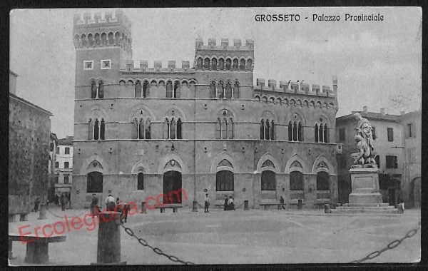 ag1972 - CARTOLINA D'EPOCA- Grosseto Città - Palazzo Provinciale