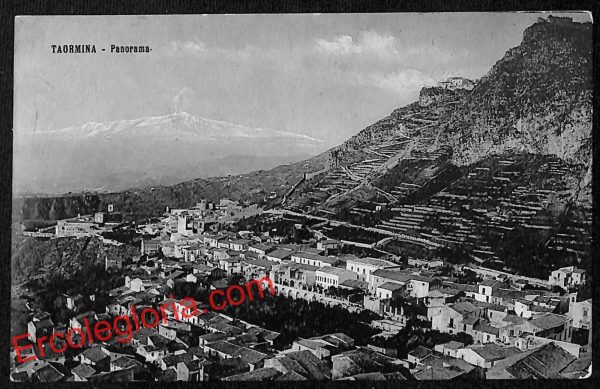 ag8798 - CARTOLINA D'EPOCA - Messina Provincia - Taormina
