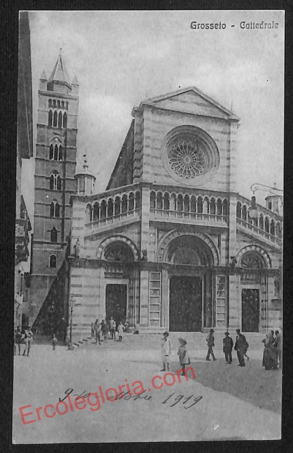 ag1976 - CARTOLINA D'EPOCA- Grosseto Città - Cattedrale