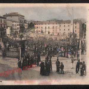 ag1977 - CARTOLINA D'EPOCA- Grosseto Città - Piazza Garibaldi  1903