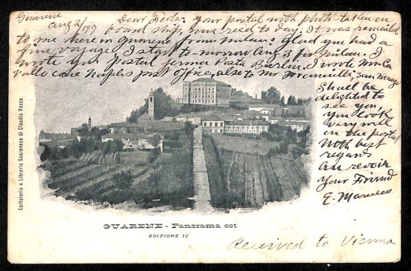 ab4520  -  CARTOLINA  D'EPOCA -  Cuneo Provincia - GUARENE