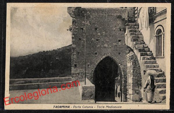 ag8803 - CARTOLINA D'EPOCA - Messina Provincia - Taormina