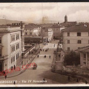 ag1985 - CARTOLINA D'EPOCA- Grosseto Città - Via IV Novembre