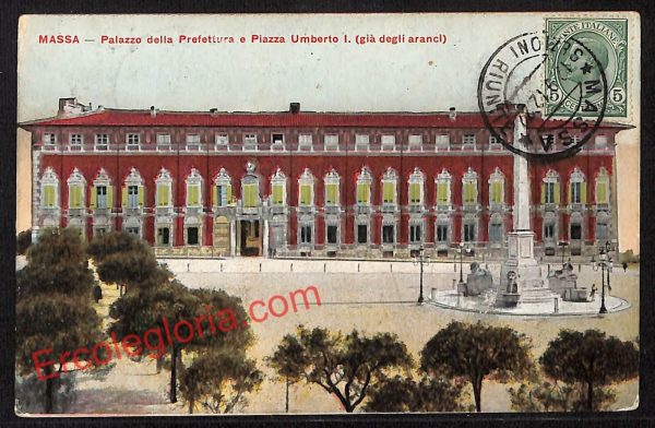 ag7886 - CARTOLINA D'EPOCA - Massa Carrara Città - Palazzo della Prefettura