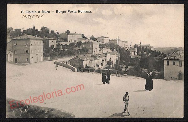 ae5966 - CARTOLINA D'EPOCA - Fermo Provincia - Sant' Elpidio a Mare  1911