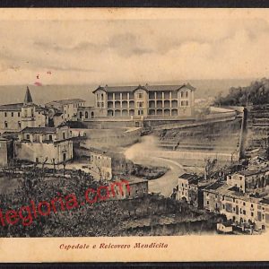 ag7888 - CARTOLINA D'EPOCA - Massa Carrara Città -Ospedale e Reicovero Mendicita