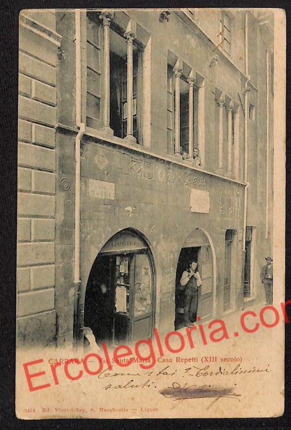 ag7897 - CARTOLINA D'EPOCA - Massa Carrara Città - Via Santa Maria