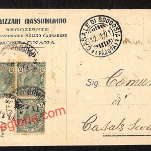 ah4548 - STORIA POSTALE - Padova Provincia - Montagnana