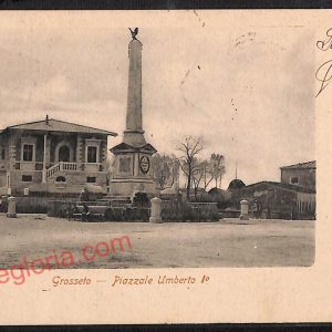 ag1994 - CARTOLINA D'EPOCA- Grosseto Città - Piazzale Umberto I