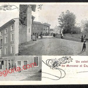 ah4552 - CARTOLINA D'EPOCA - Padova Provincia - Morsano al Tagliamento