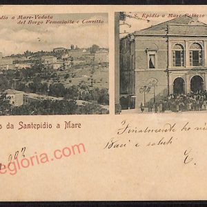 ae5974 - CARTOLINA D'EPOCA - Fermo Provincia - Sant' Elpidio a Mare  1902