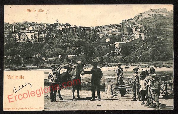 ag5261 - CARTOLINA D'EPOCA - Imperia Provincia - Ventimiglia