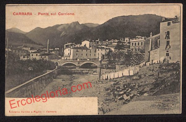 ag7905 - CARTOLINA D'EPOCA - Massa Carrara Città - Ponte sul Carrione