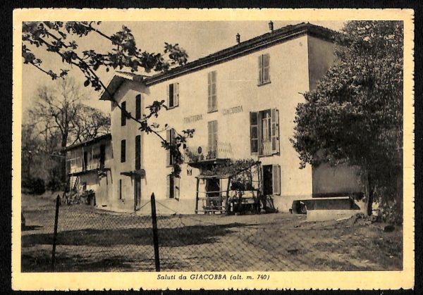 ab4525  -  CARTOLINA  D'EPOCA -  Cuneo Provincia - GIACOBBA