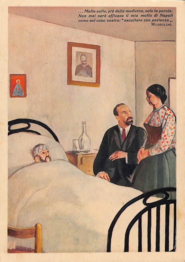 ad7815 - CARTOLINA D'EPOCA - Roma Città - ''La Missione del Medico ''