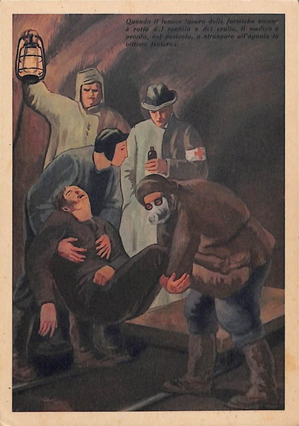 ad7816 - CARTOLINA D'EPOCA - Roma Città - ''La Missione del Medico ''